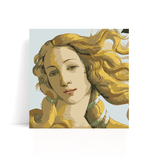 golden venus small framed paint by numbers kit