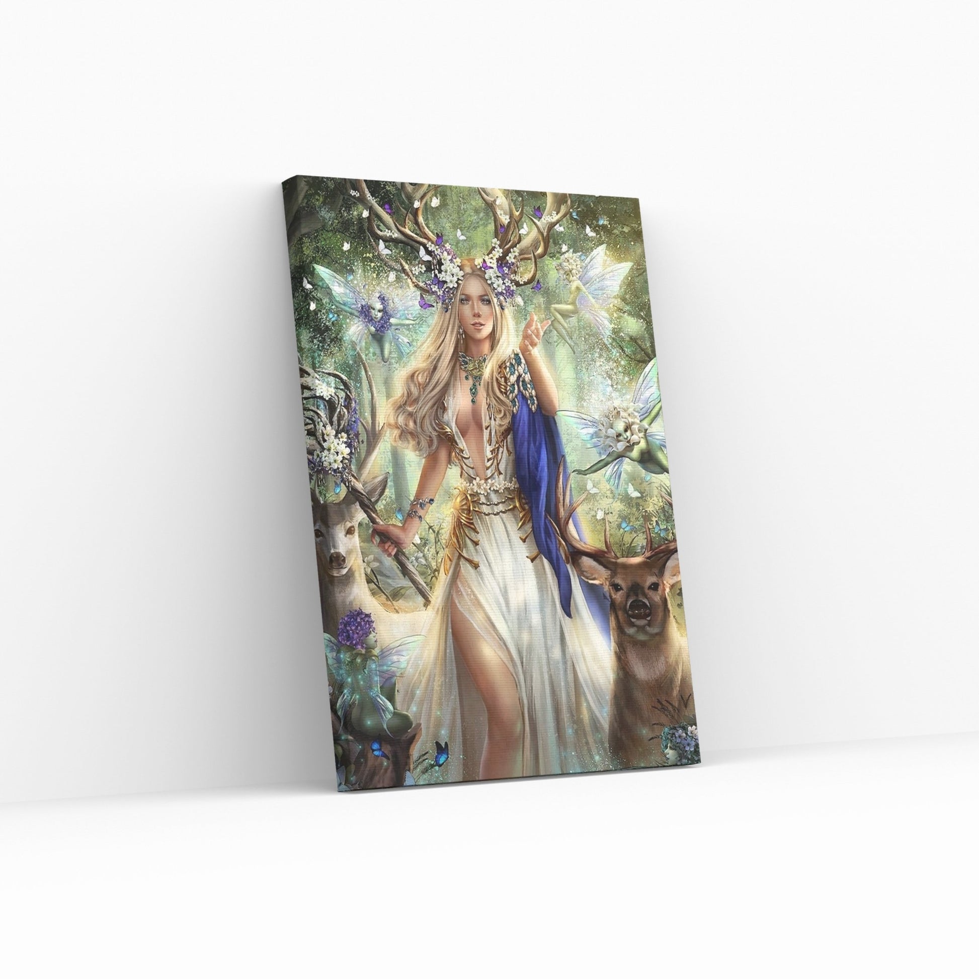 FOREST FAIRY - premium paint by numbers with double paint, brushes and high quality canvas