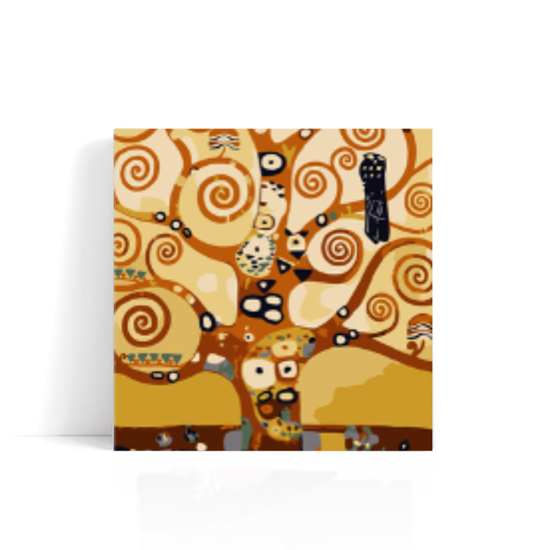 Create your own Tree of Life artwork with this premium mini paint by numbers kit. A relaxing creative gift with a 20 x 20 cm canvas.