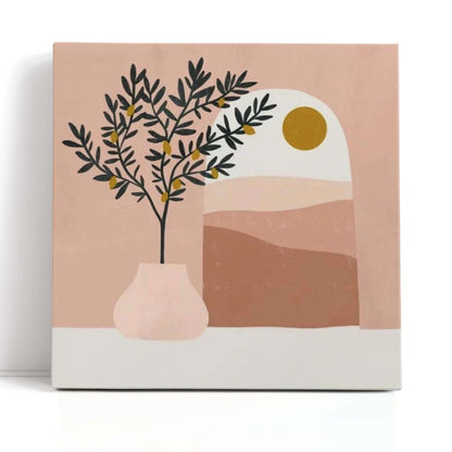 Olive Tree small framed paint by numbers kit for adults 20x20 cm