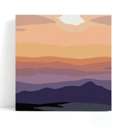 SUNSET | 20x20cm with or without Easel