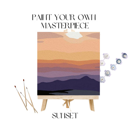 SUNSET | 20x20cm with or without Easel